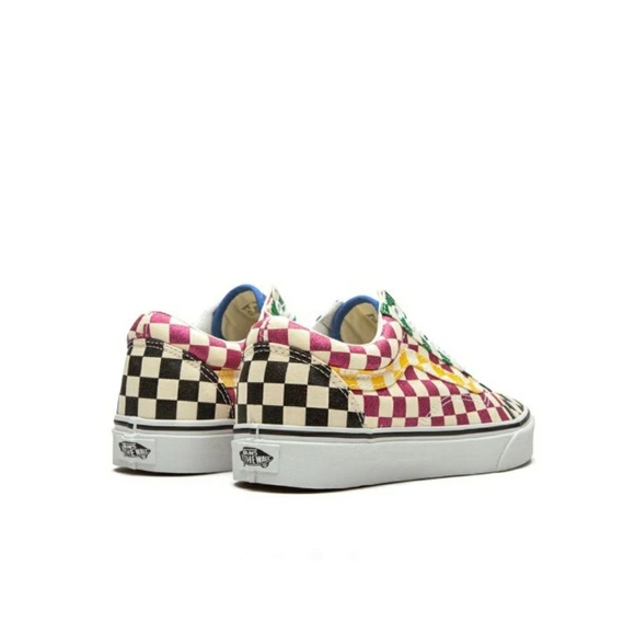 Stylish Old Skool Colorful Checkerboard VANS - Picture 6 of 7